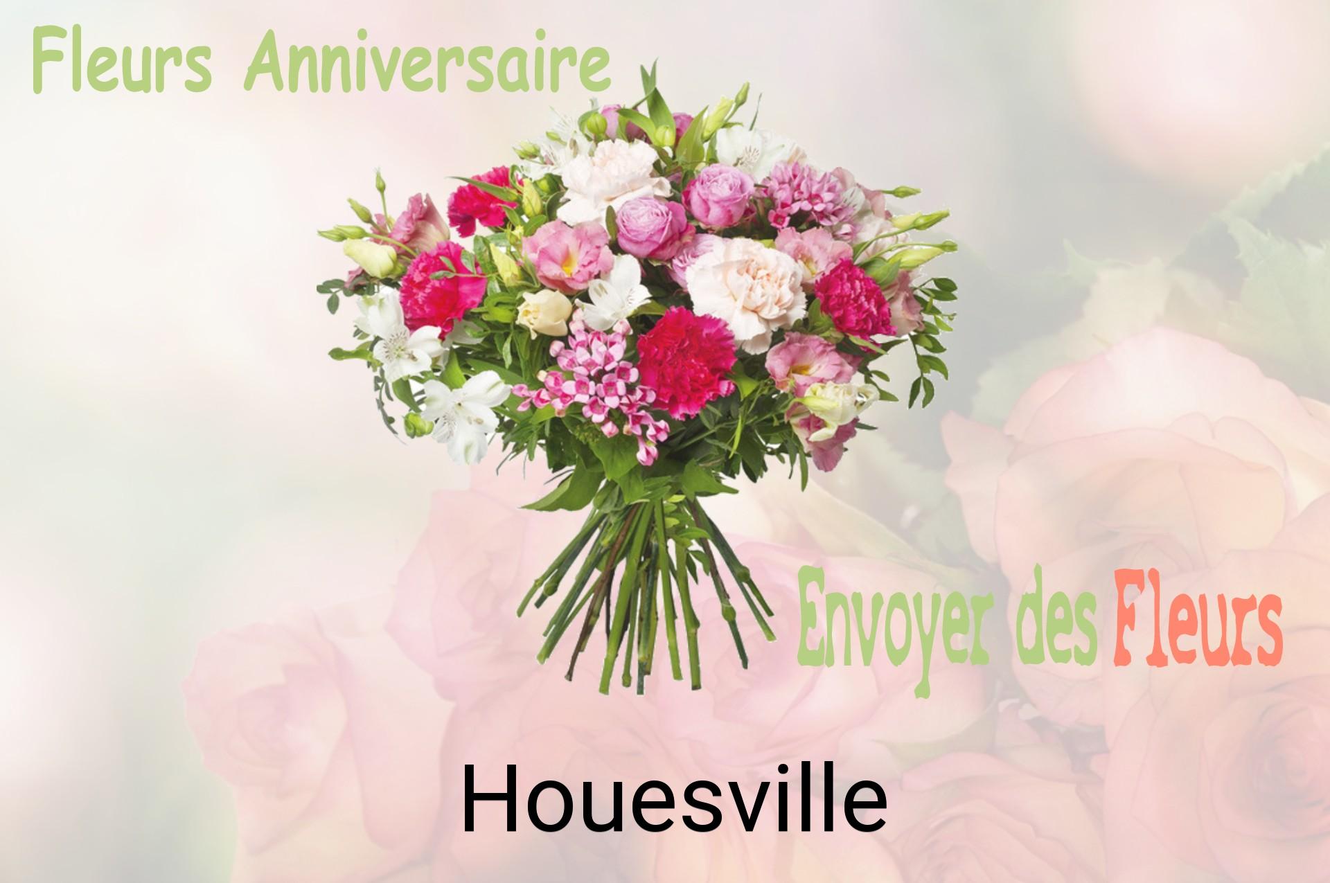 Bouquet de fleurs d’anniversaire livré à Houesville