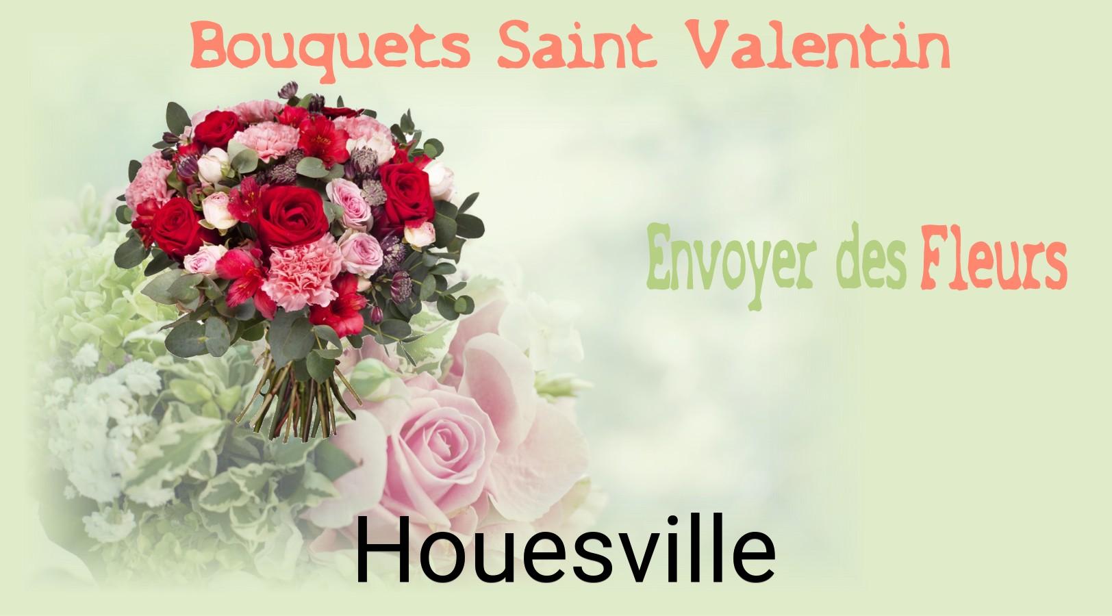 Roses de Saint-Valentin livrées à Houesville